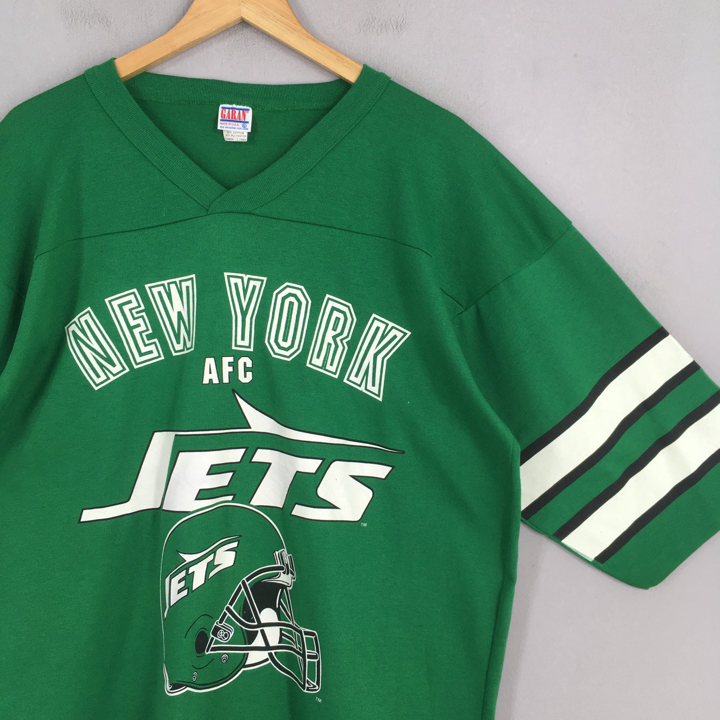 New York Jets NFL Rugby Green Tshirt XLarge