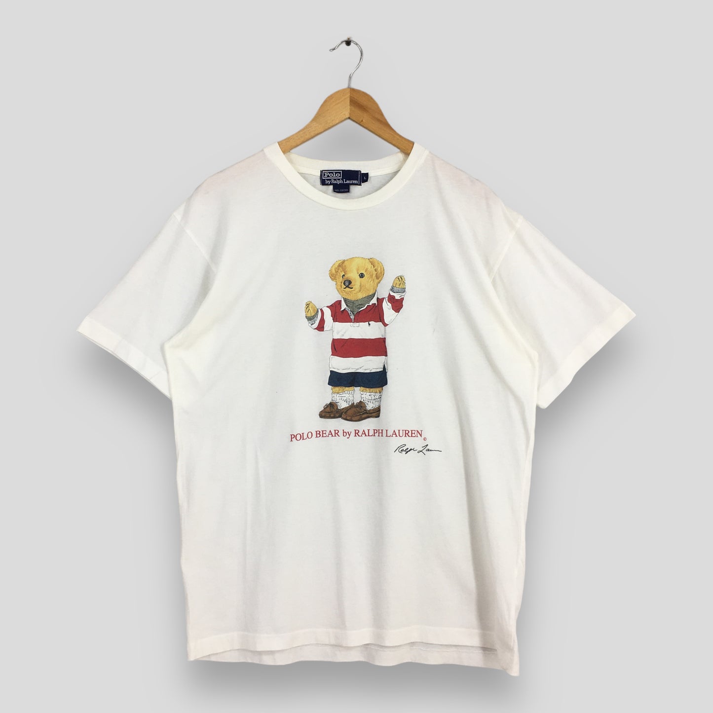 Polo Ralph Lauren Polo Bear White T shirt Large