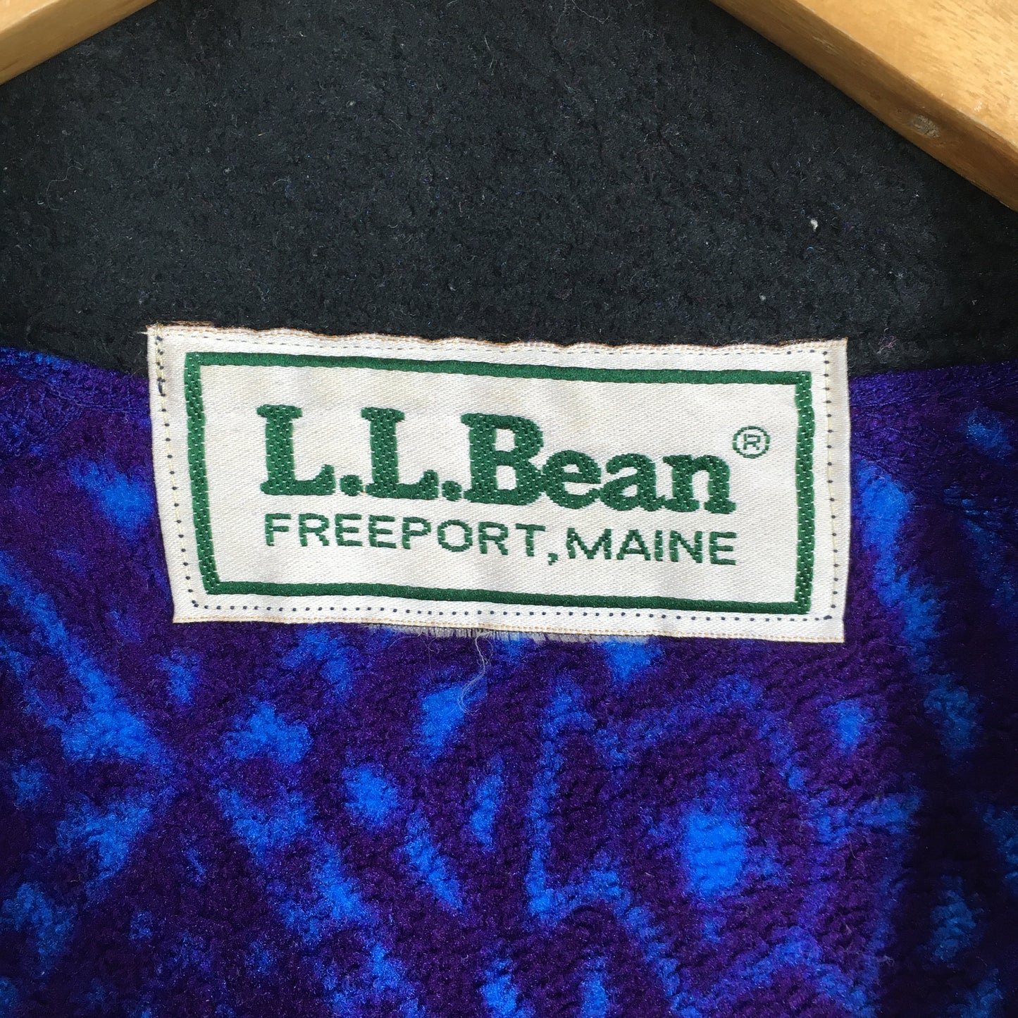 LL Bean Fleece Aztec Navajo Sweatshirt Medium