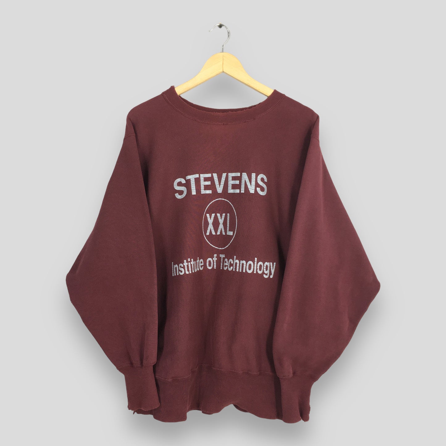 Champion Reverse Weave Stevens College Sweatshirt Large