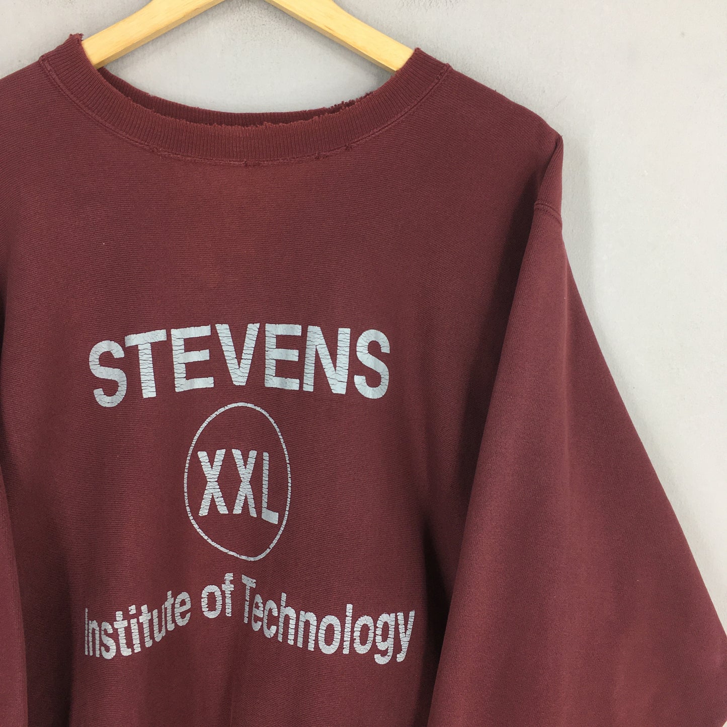 Champion Reverse Weave Stevens College Sweatshirt Large