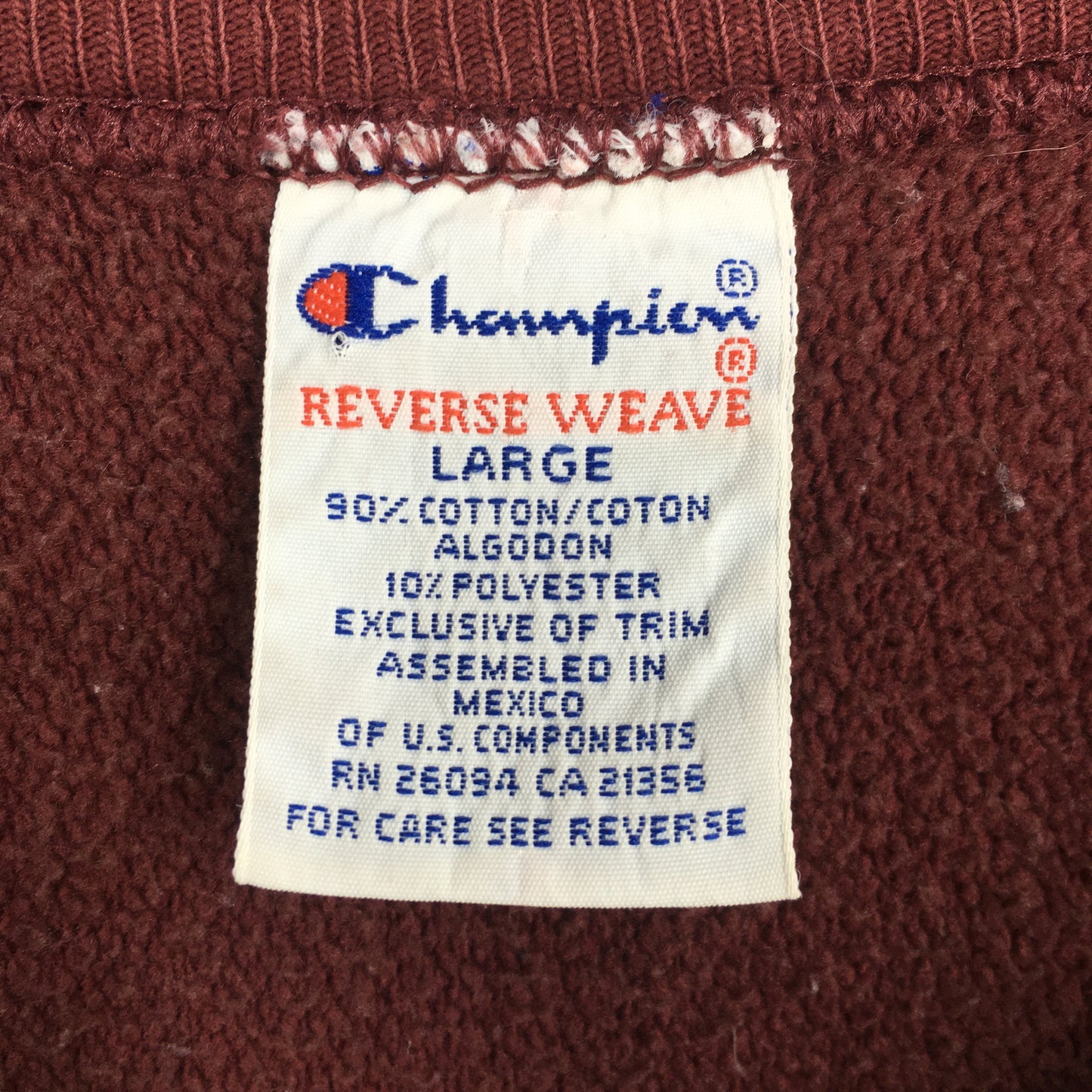 Champion Reverse Weave Stevens College Sweatshirt Large