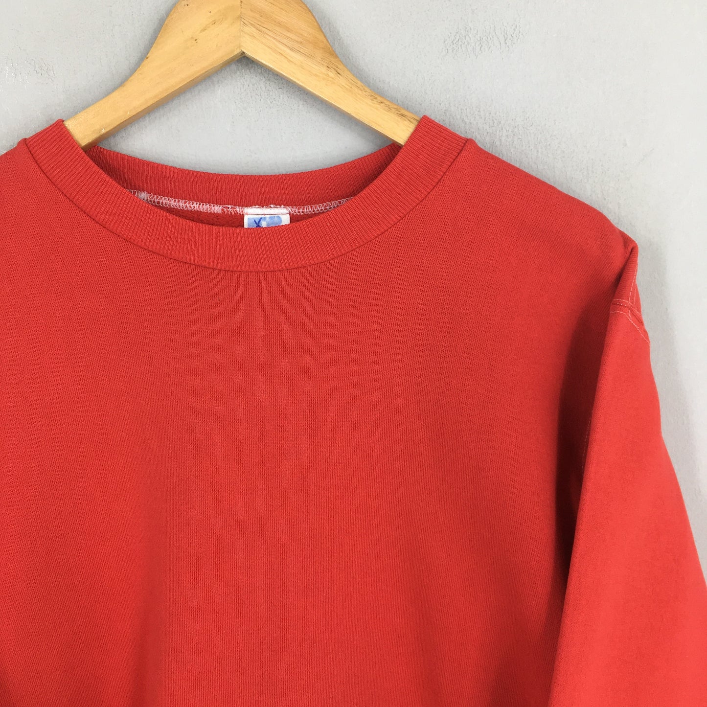 Russell Athletic Plain Red Sweatshirt Medium