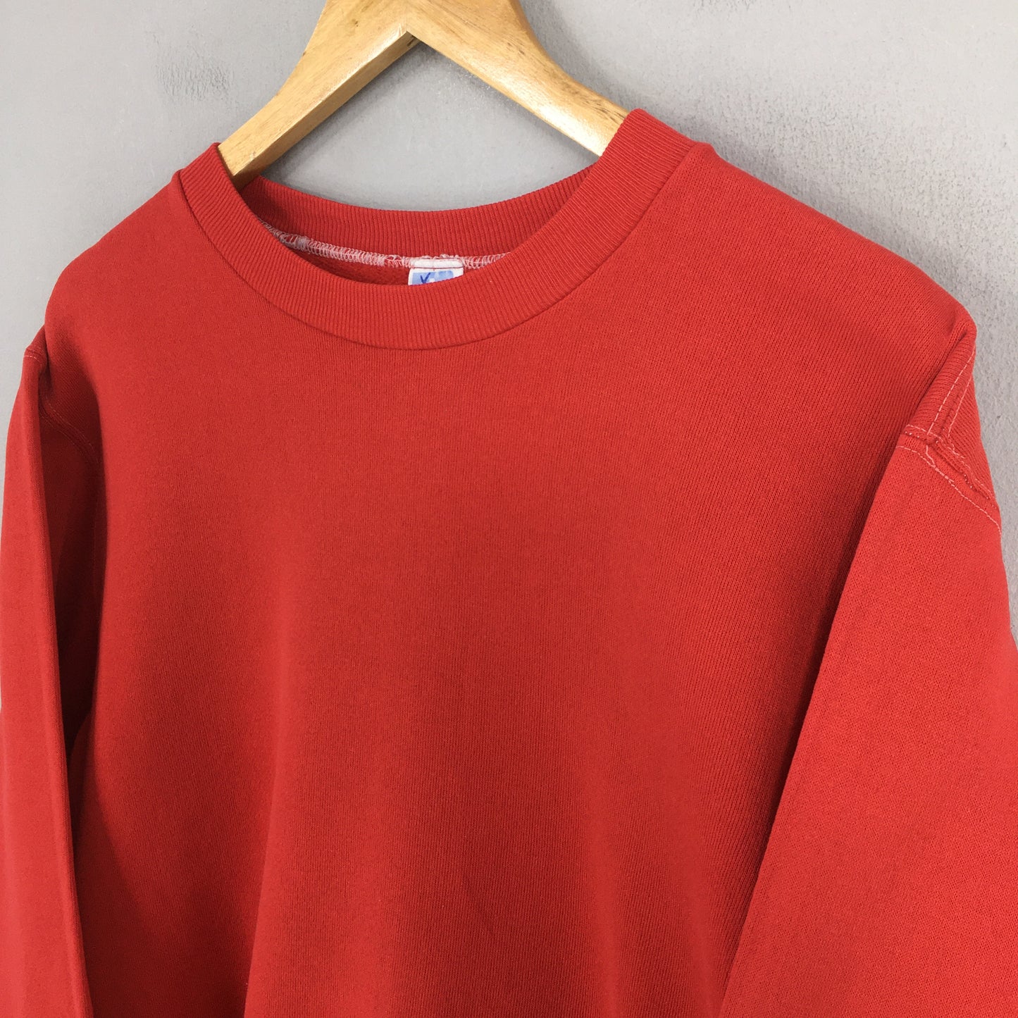 Russell Athletic Plain Red Sweatshirt Medium