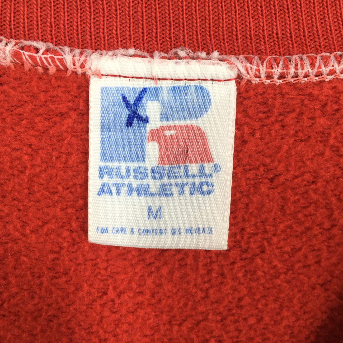 Russell Athletic Plain Red Sweatshirt Medium