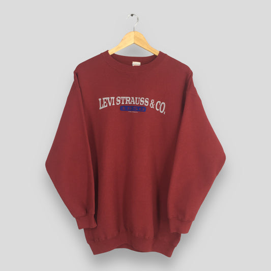 Levi's Strauss Red Sweatshirt XLarge