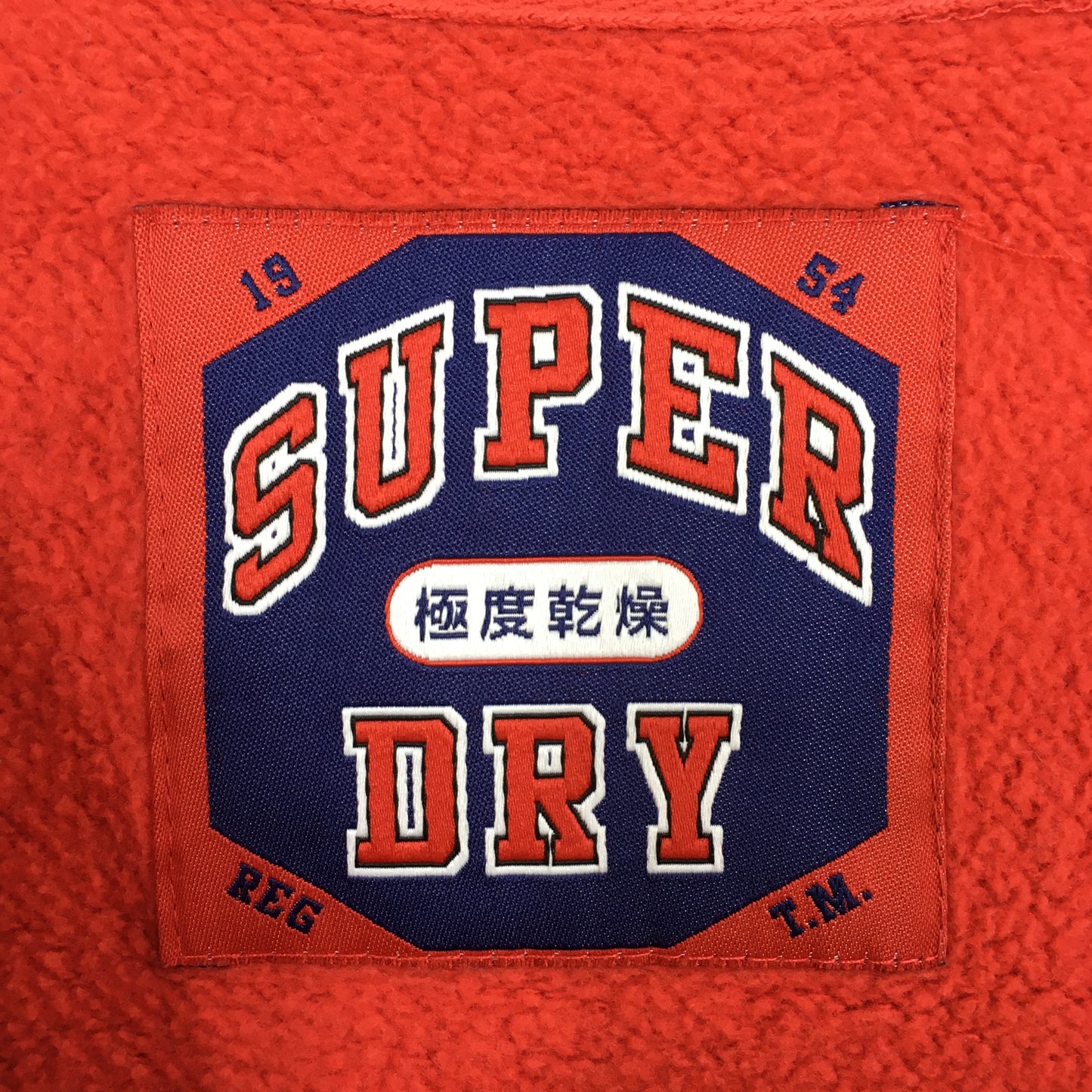 Super Dry Red Streetwear Sweatshirt Small