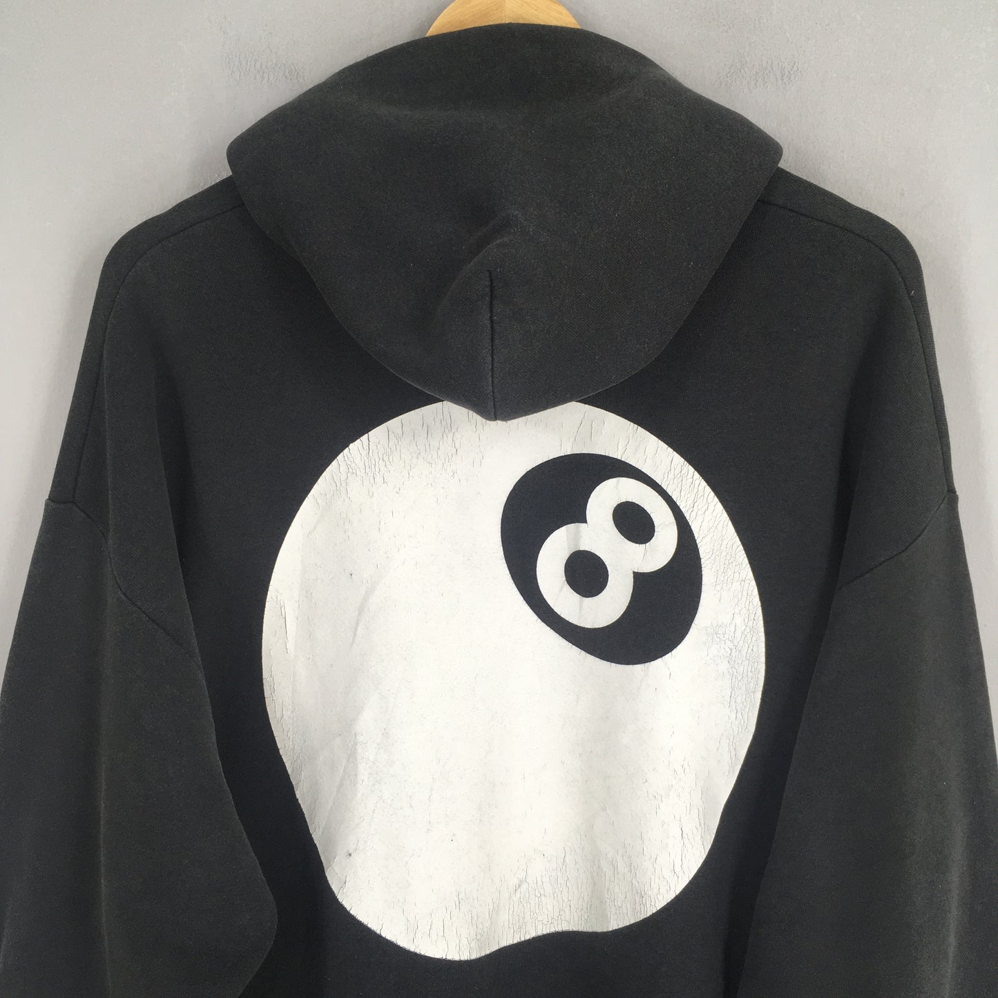 Eight Ball Usa Black Hoodie Sweater XLarge