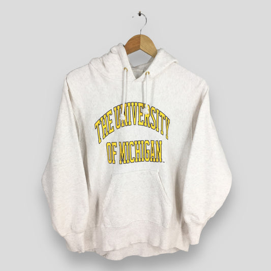 Michigan Wolverines Gray Hoodie Pullover Small