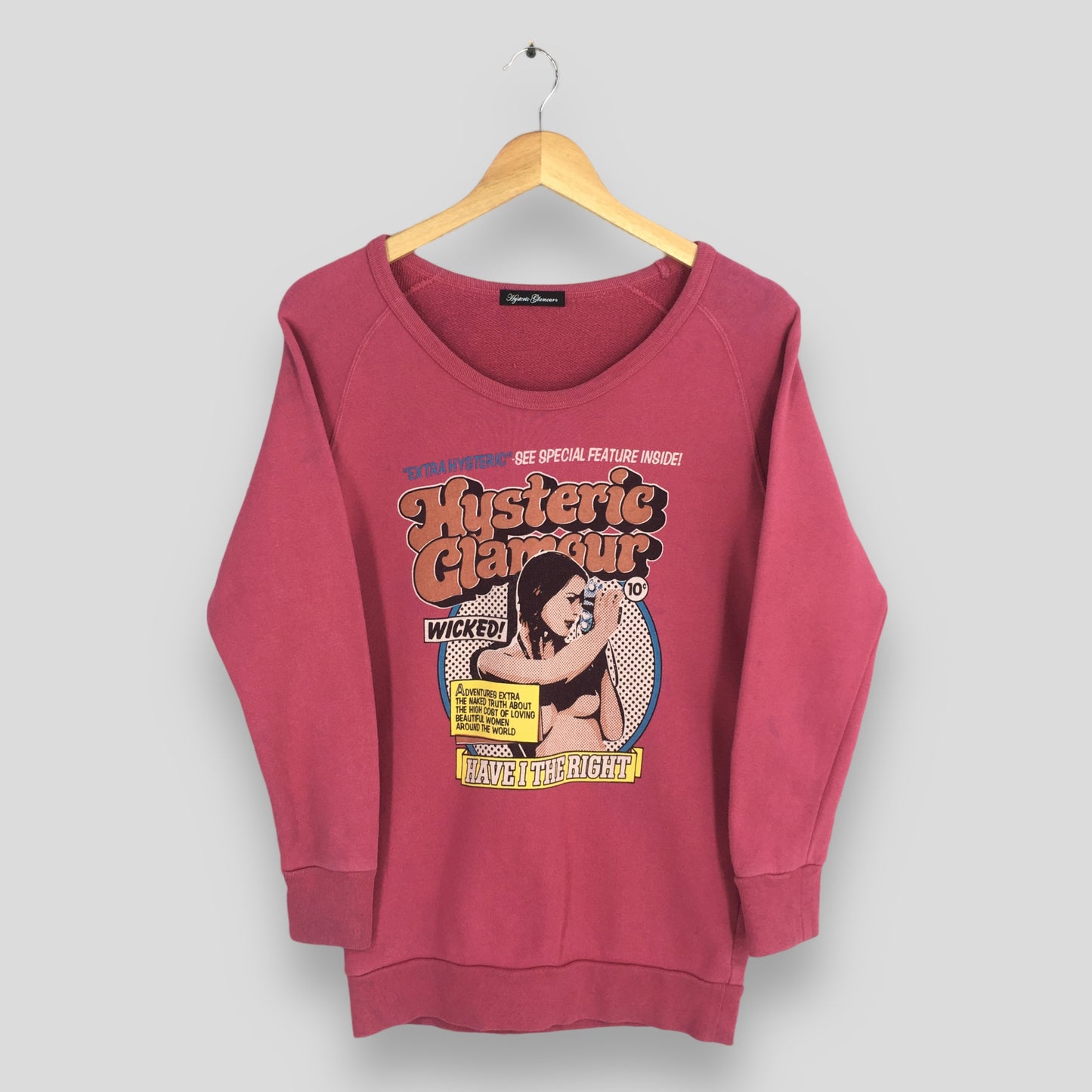 Hysteric Glamour Sexy Women Sweatshirt Small