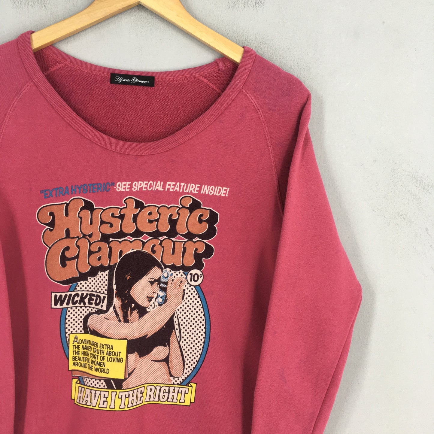 Hysteric Glamour Sexy Women Sweatshirt Small