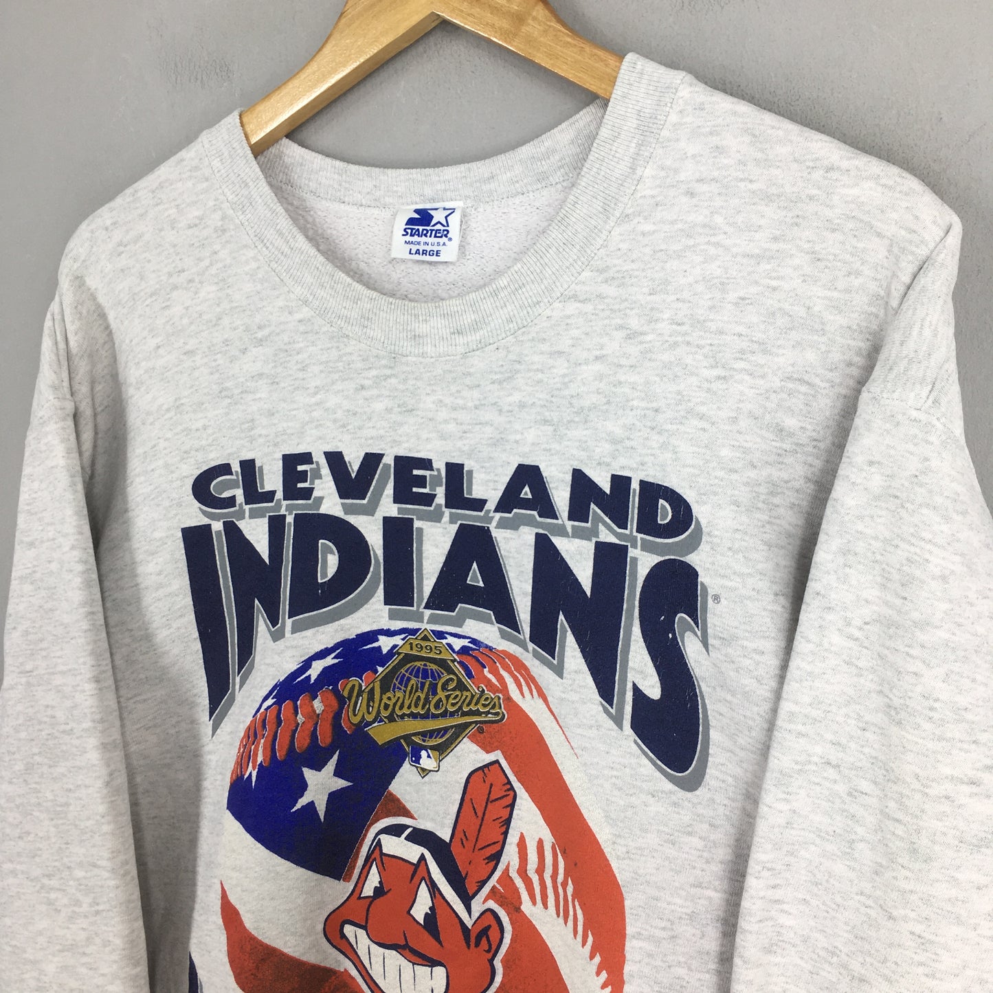 Cleveland Indians Guardians Baseball Team Sweatshirt Large