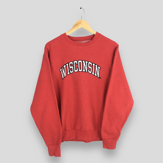 Wisconsin State Usa Red Sweater XSmall