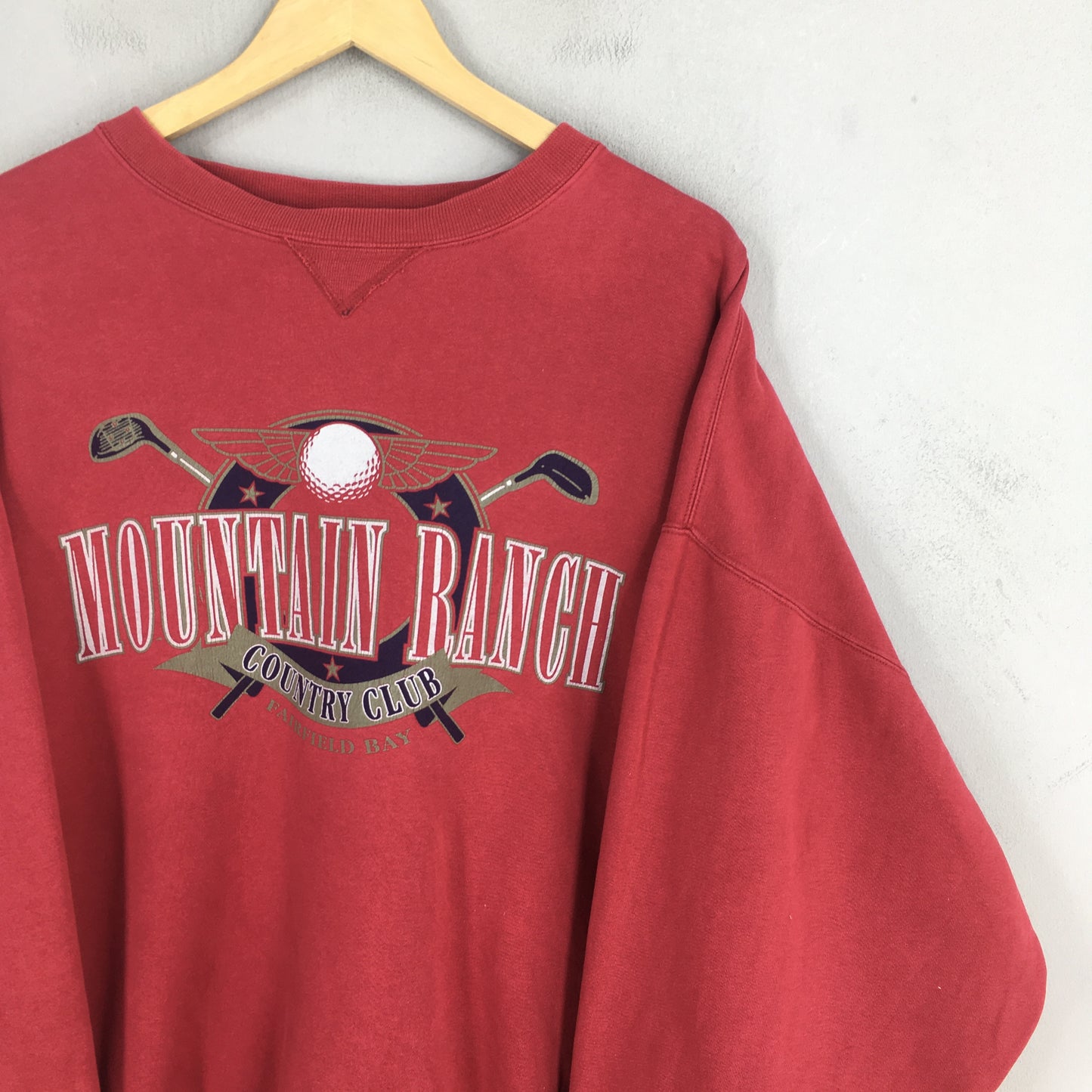 Golf Mountain Ranch Country Club Red Sweatshirt 2XLarge