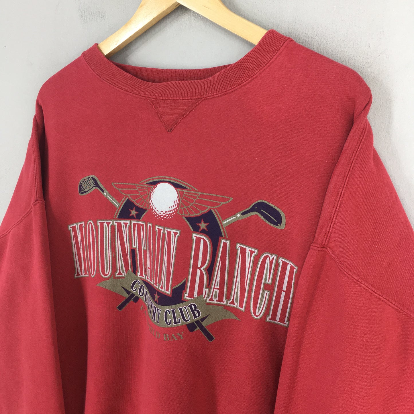 Golf Mountain Ranch Country Club Red Sweatshirt 2XLarge