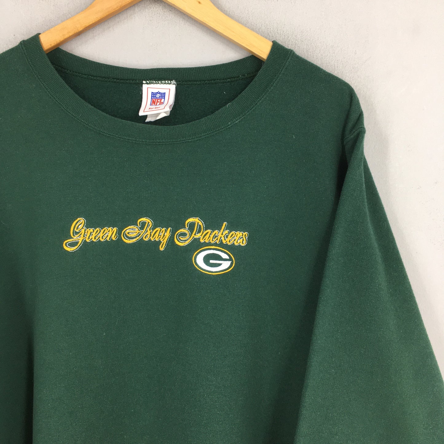 Green Bay Packers Football NFL Sweatshirt 2XLarge