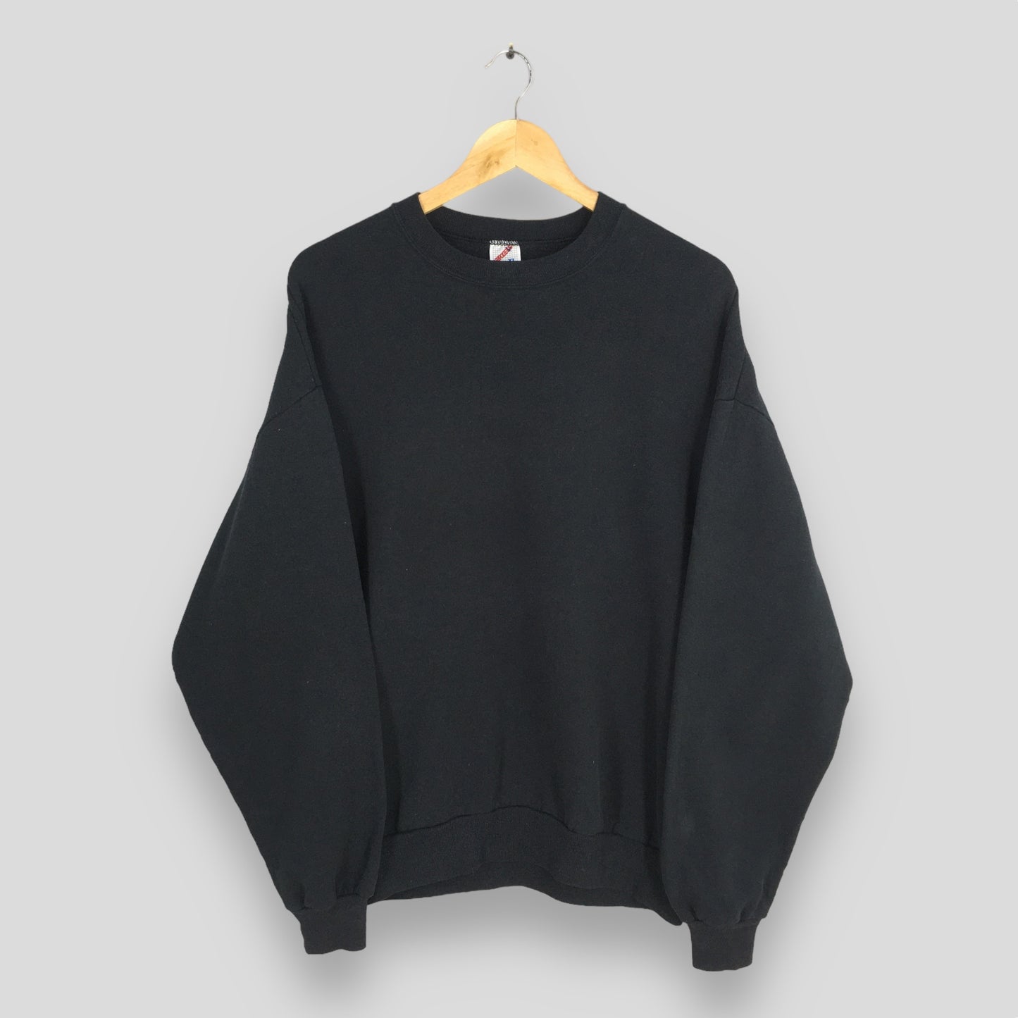 Jerzees Usa Plain Black Sweatshirt XLarge