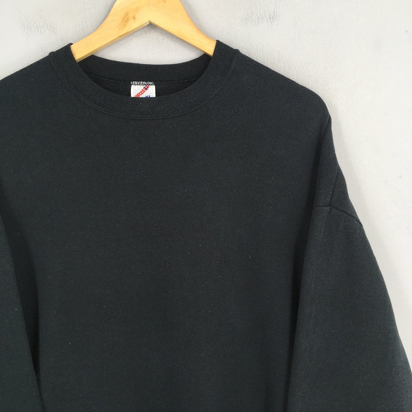 Jerzees Usa Plain Black Sweatshirt XLarge