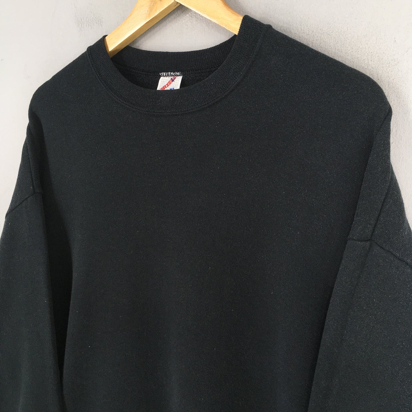 Jerzees Usa Plain Black Sweatshirt XLarge