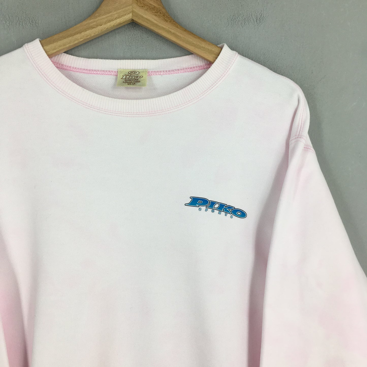 Piko Longboard Surfing Women Pink Sweatshirt Medium