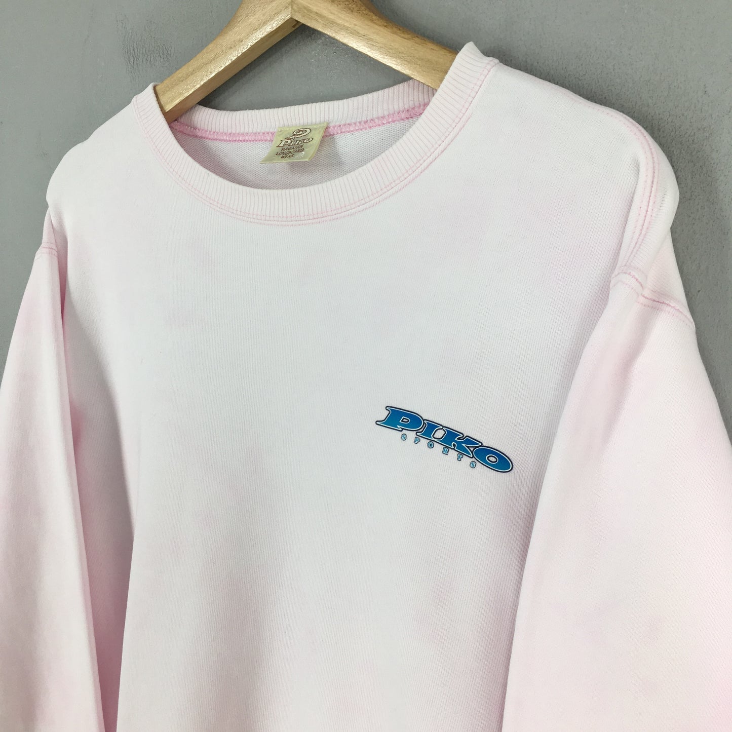 Piko Longboard Surfing Women Pink Sweatshirt Medium