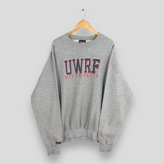 Wisconsin University River Falls Gray Sweatshirt XXLarge