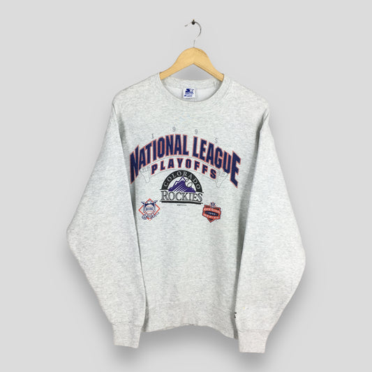 Colorado Rockies Baseball MLB Sweatshirt Large