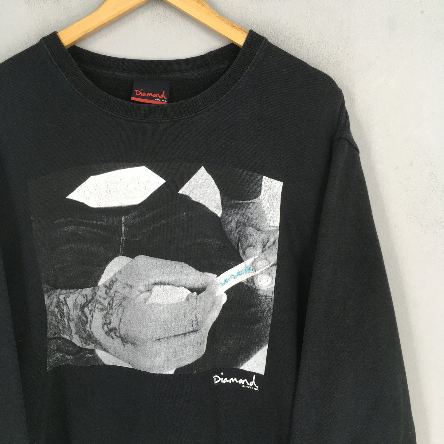 Diamond Supply Co Black Sweatshirt Medium