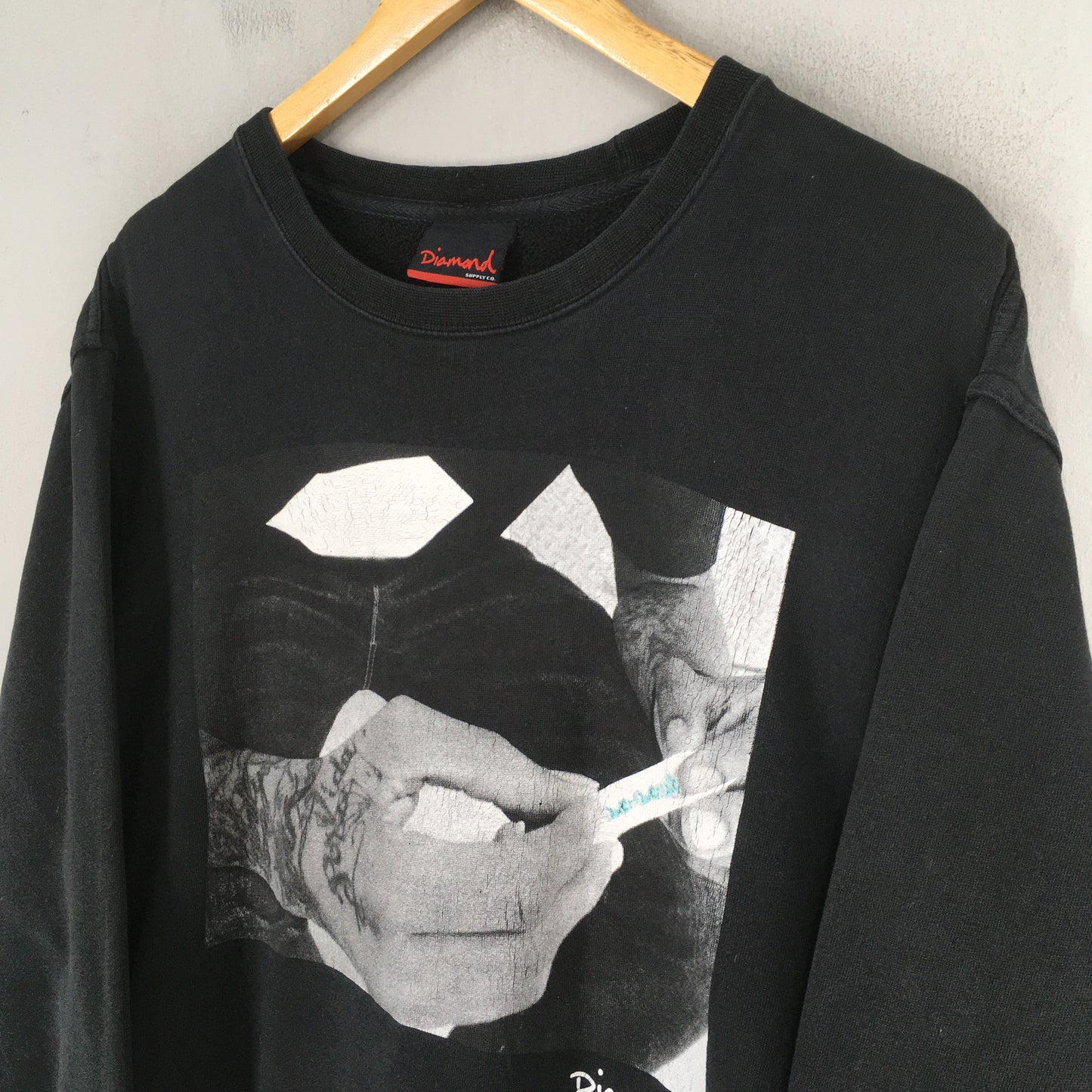 Diamond Supply Co Black Sweatshirt Medium