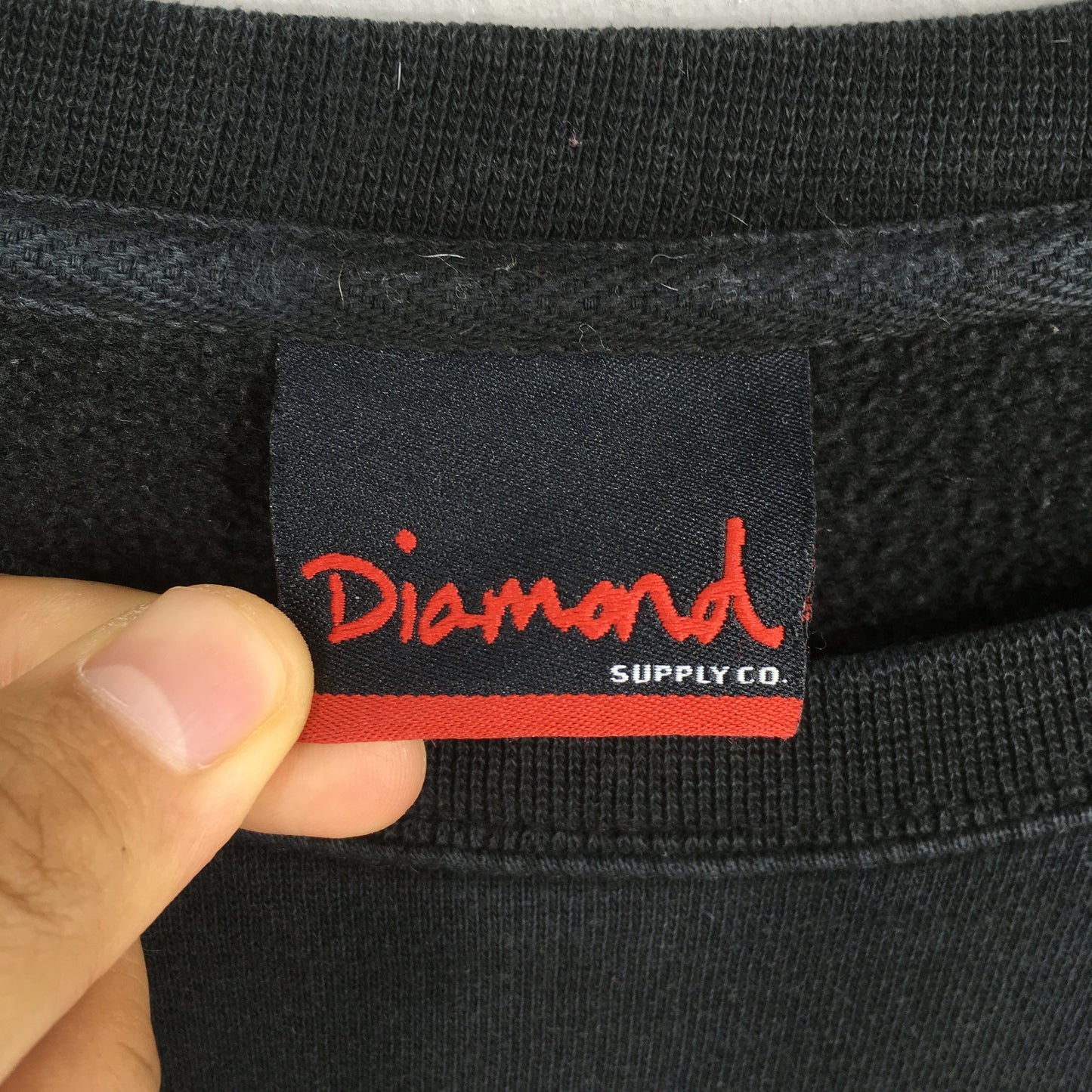 Diamond Supply Co Black Sweatshirt Medium