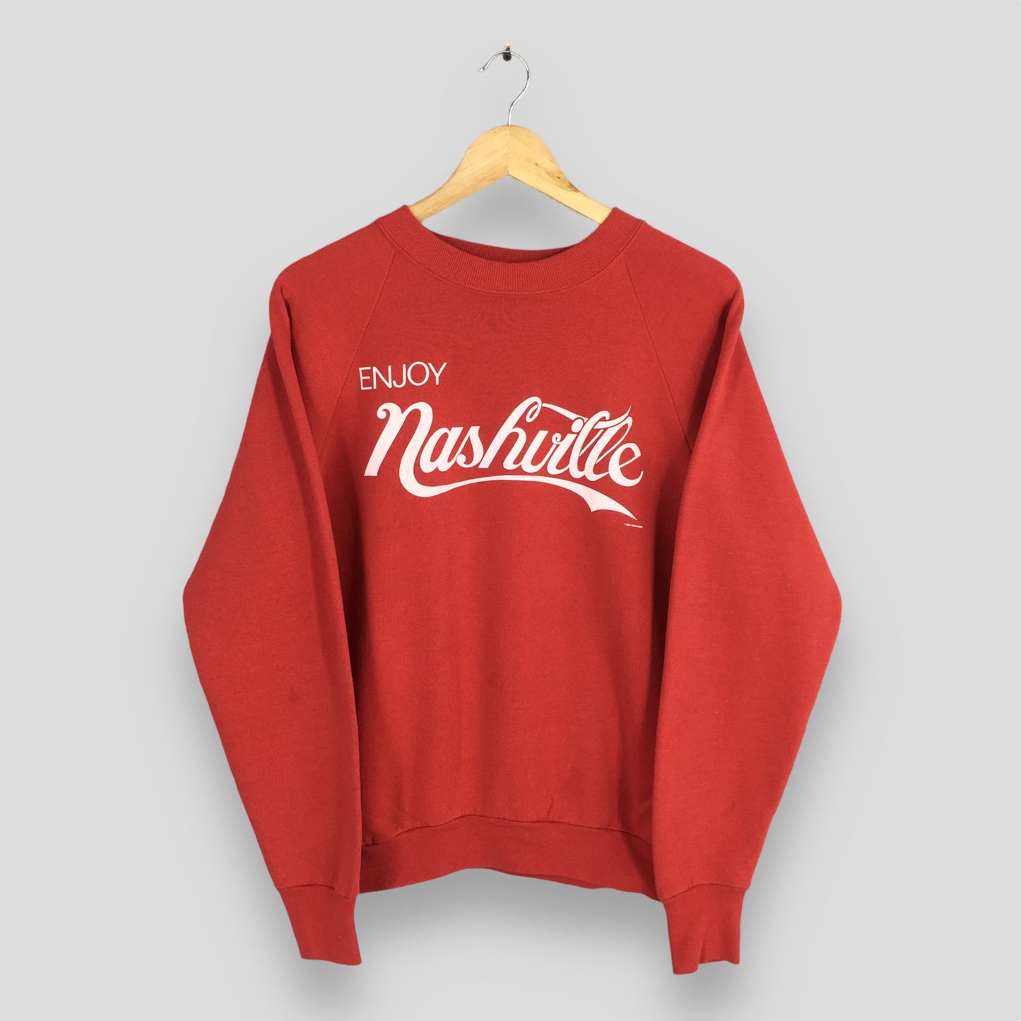 Enjoy Nashville Red Sweatshirt Large