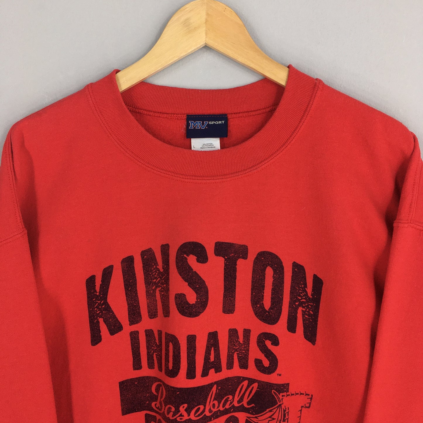 Kinston Indians Carolina Baseball Team Sweatshirt Large