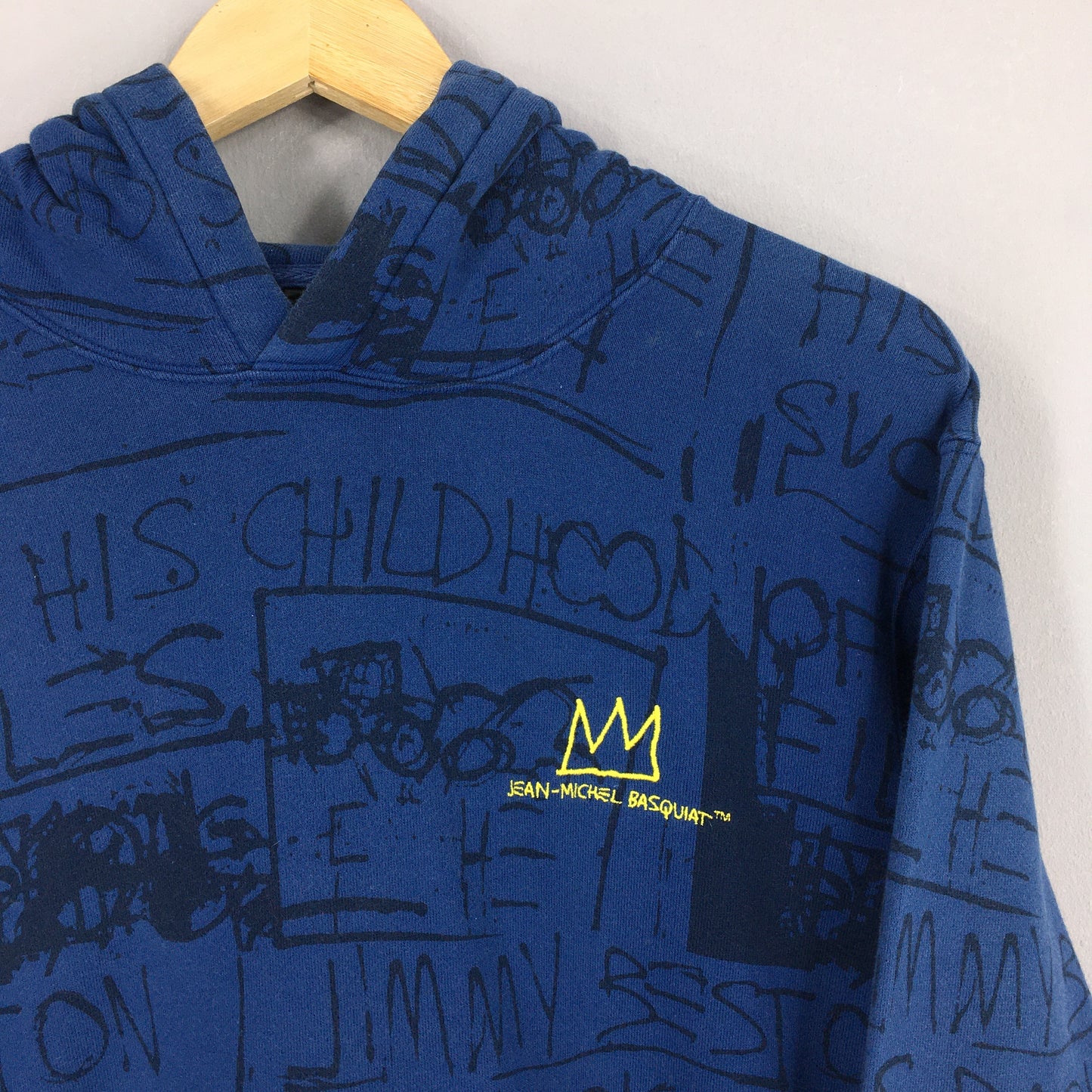 Jean-Michel Basquiat Comic Strip Pop Art Hoodie Sweatshirt Medium