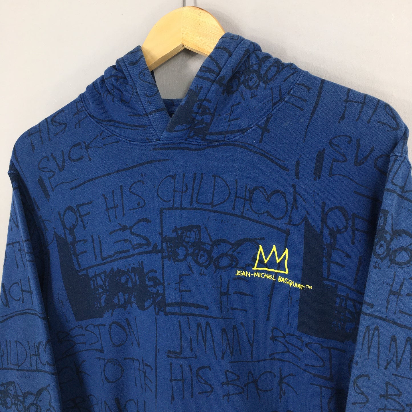 Jean-Michel Basquiat Comic Strip Pop Art Hoodie Sweatshirt Medium