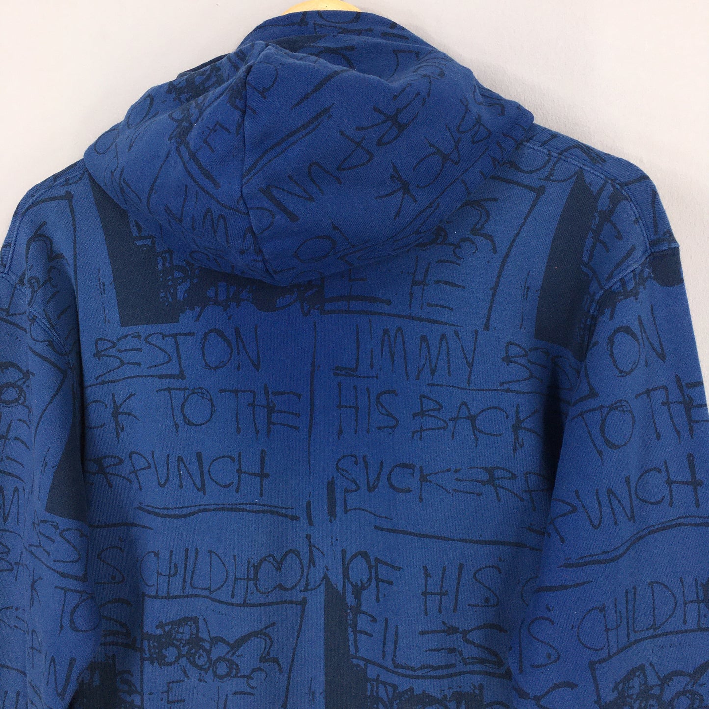 Jean-Michel Basquiat Comic Strip Pop Art Hoodie Sweatshirt Medium