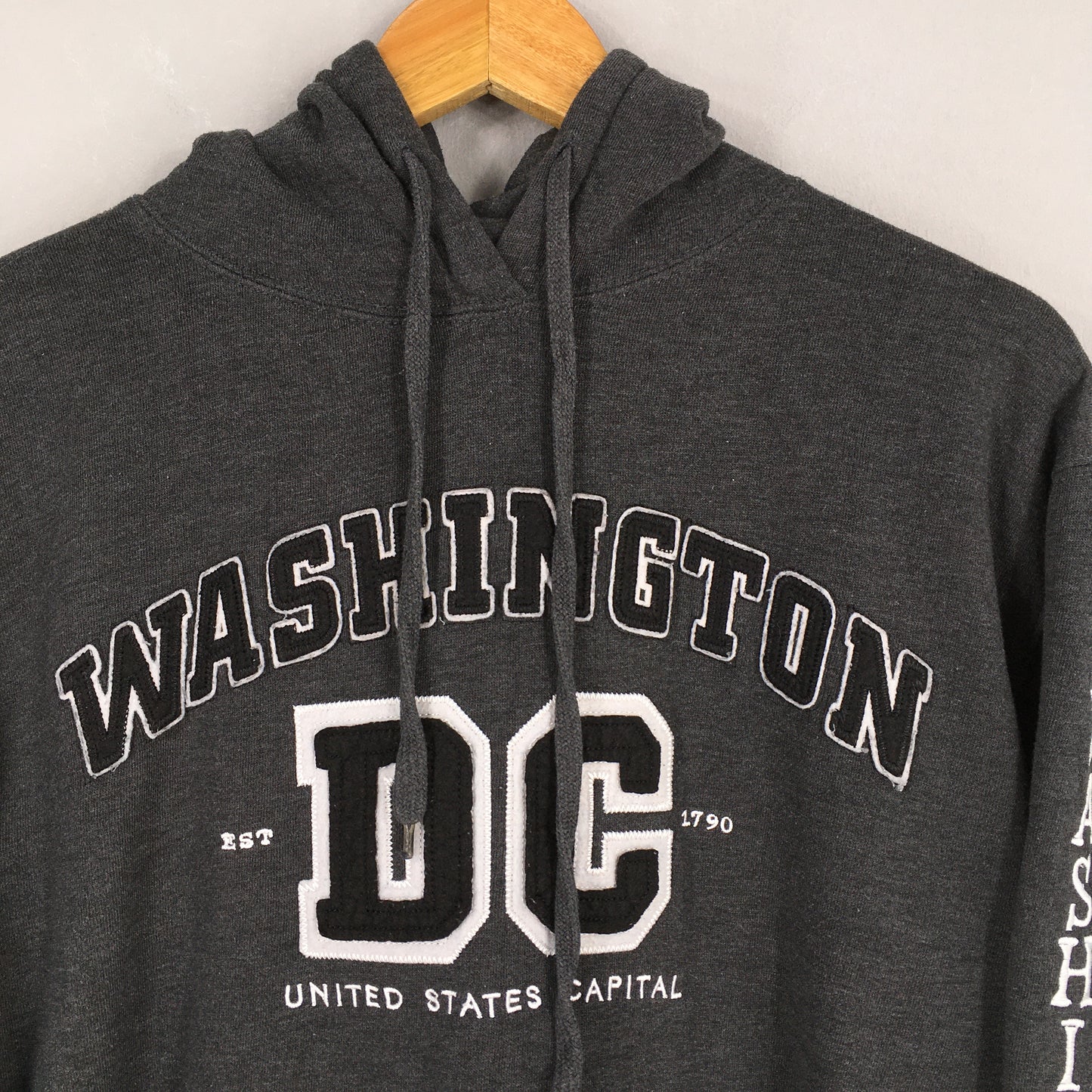 Washington DC Gray Hoodies Medium