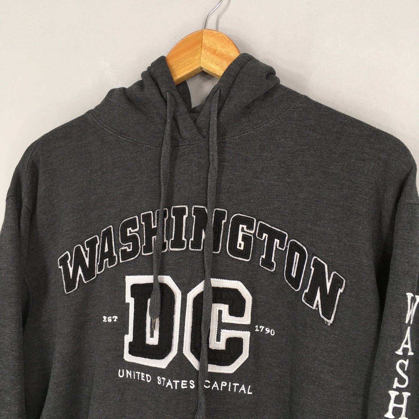 Washington DC Gray Hoodies Medium