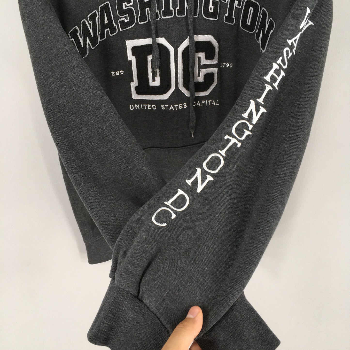 Washington DC Gray Hoodies Medium