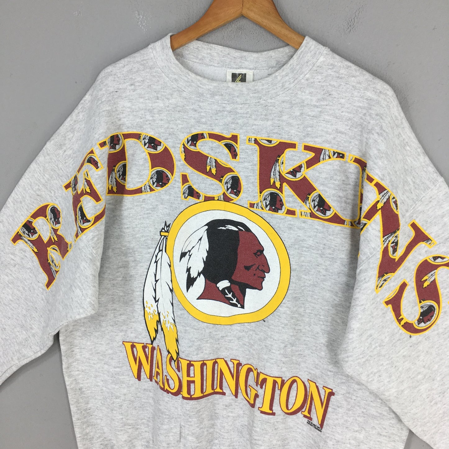90s Washington Redskin NFL Football Sweatshirt XL