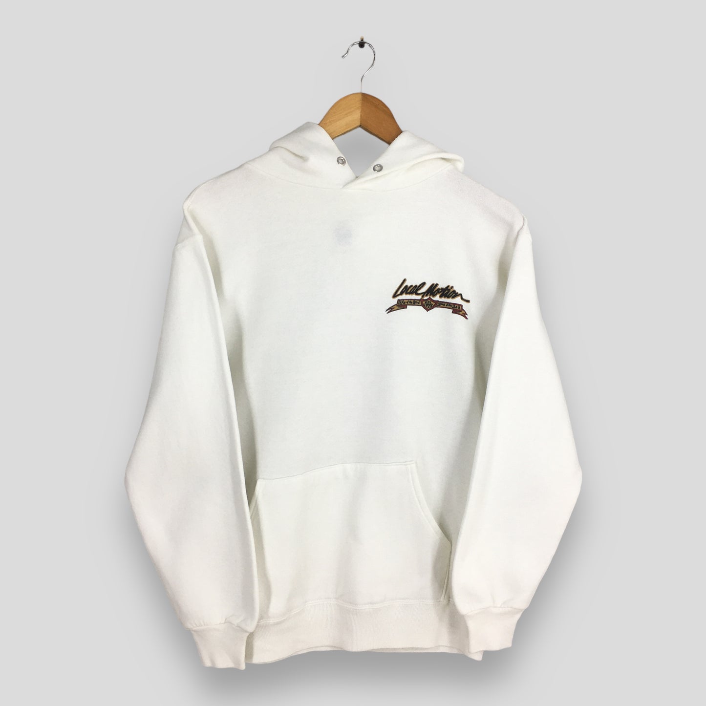 Local Motion Surfing White Hoodie Sweatshirt Medium