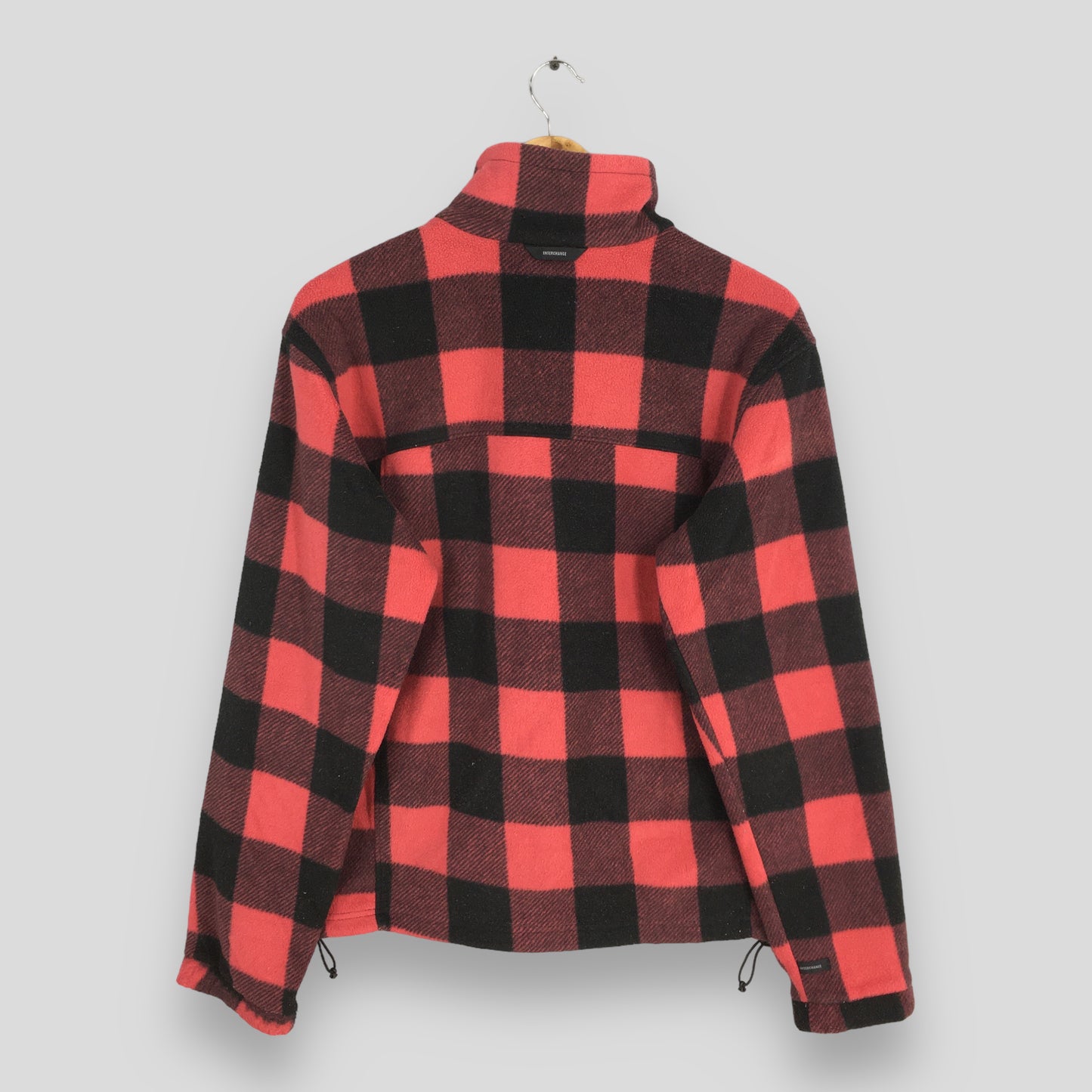 Columbia Sportswear Tartan Plaid Red Checkered Fleece Sweatshirt Medium