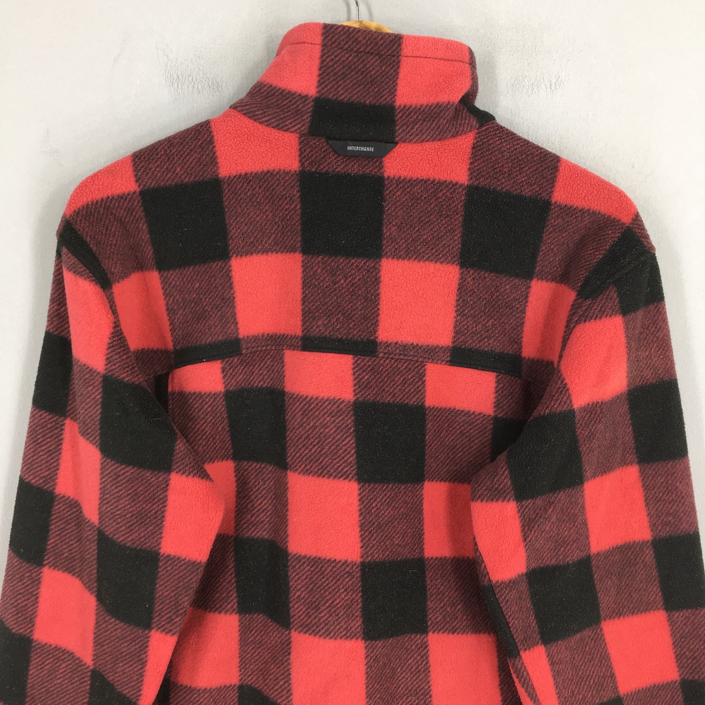 Columbia Sportswear Tartan Plaid Red Checkered Fleece Sweatshirt Medium