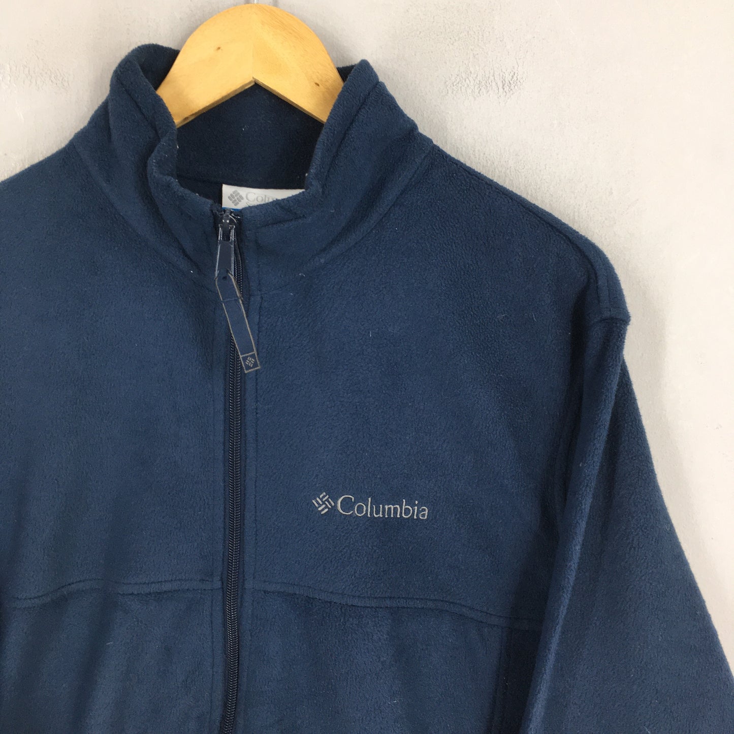 Columbia Sportswear Blue Fleece Sweatshirt Medium