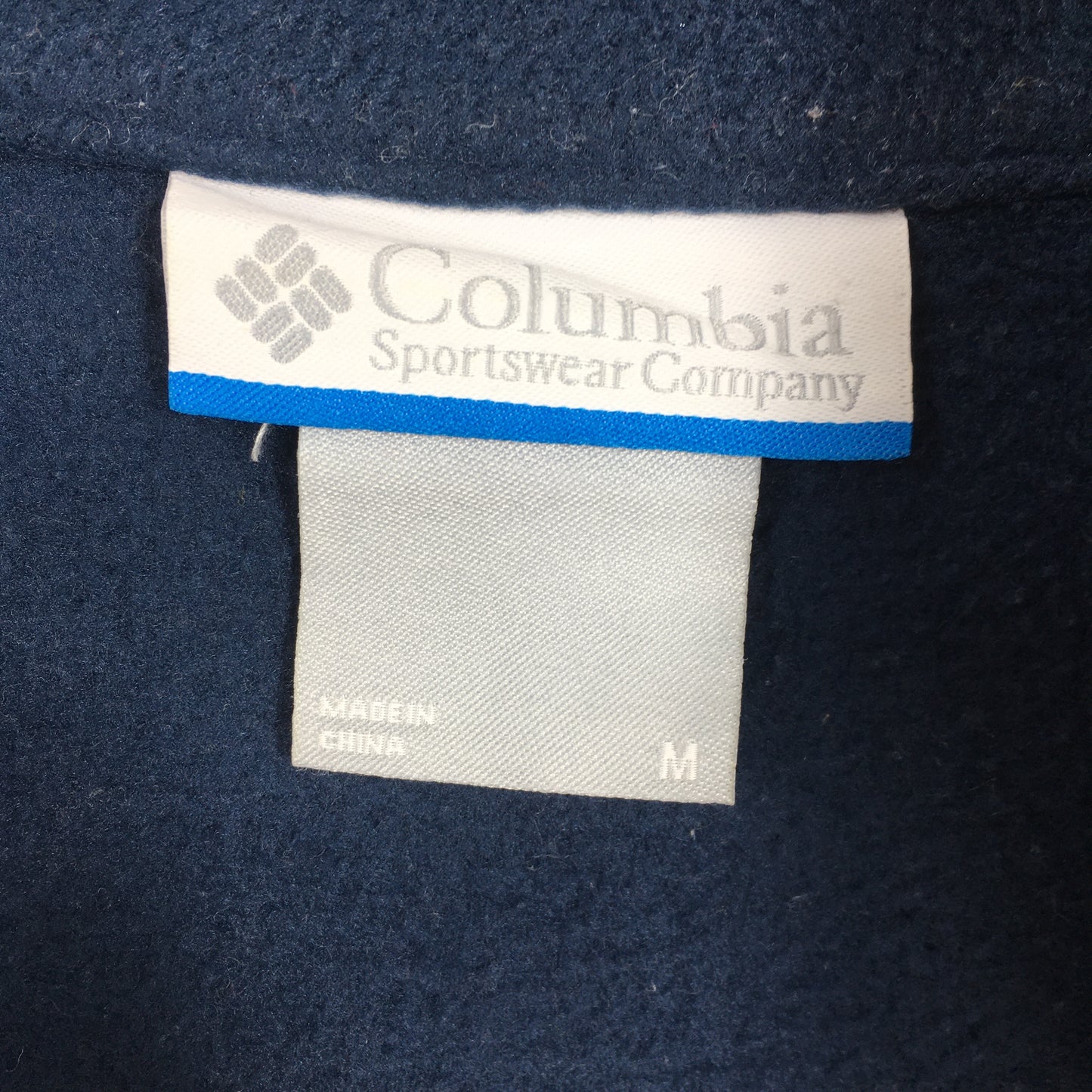 Columbia Sportswear Blue Fleece Sweatshirt Medium