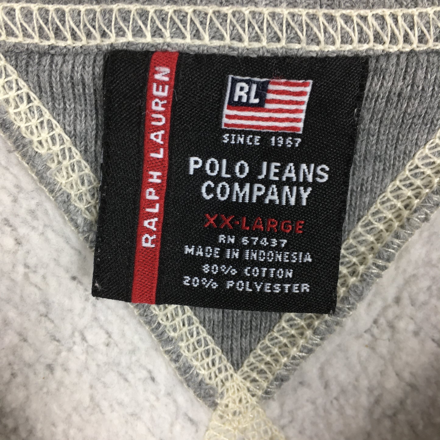 Polo Ralph Lauren Gray Sweatshirt XXLarge