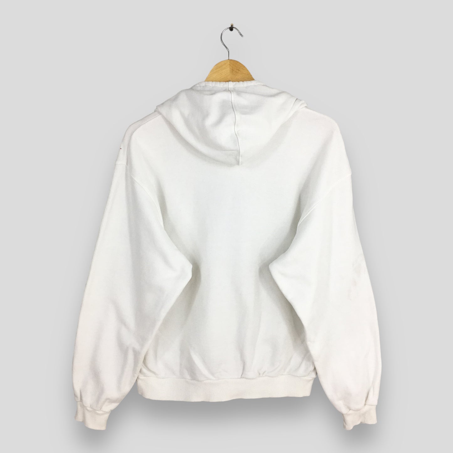 Adidas Trefoil White Hoodie Sweater Medium