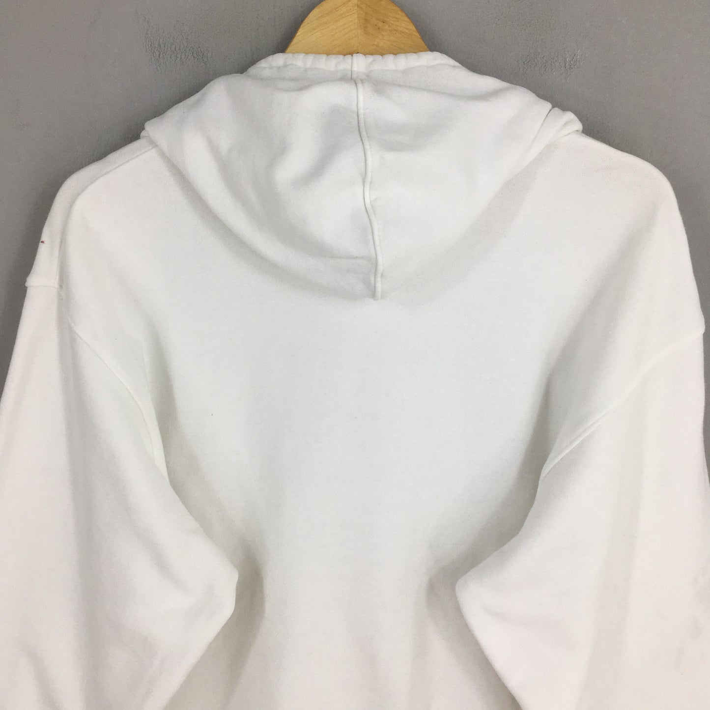 Adidas Trefoil White Hoodie Sweater Medium