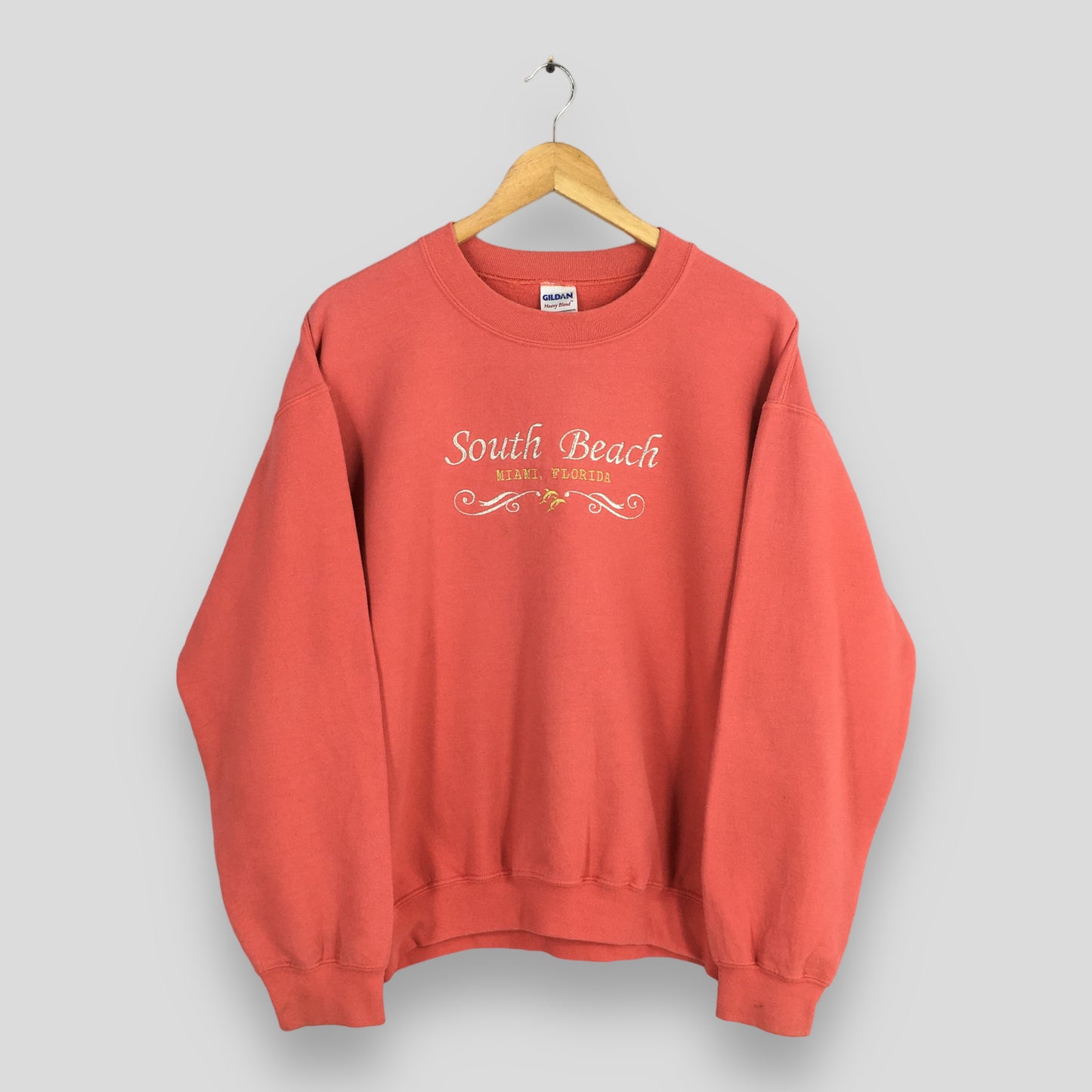 South Beach Florida Red Sweatshirts Medium