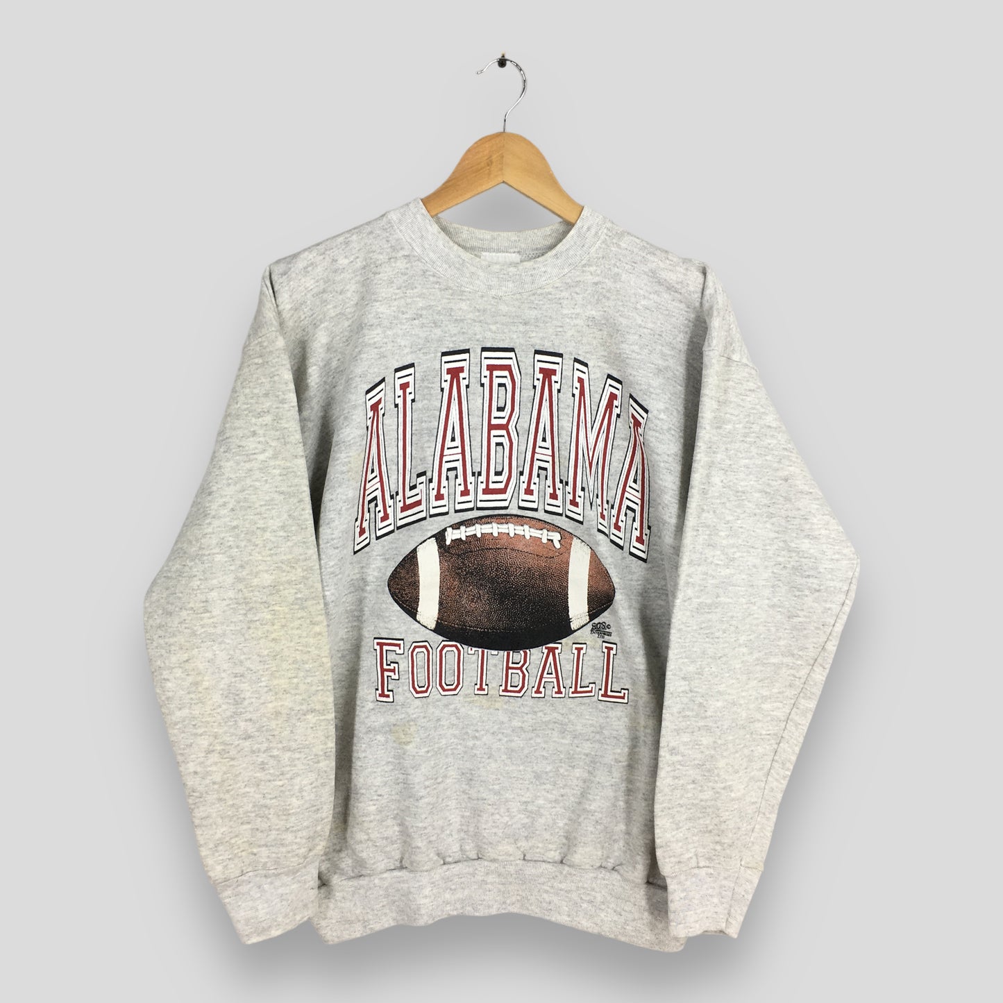 Alabama Crimson Tide Football Gray Sweatshirt XLarge