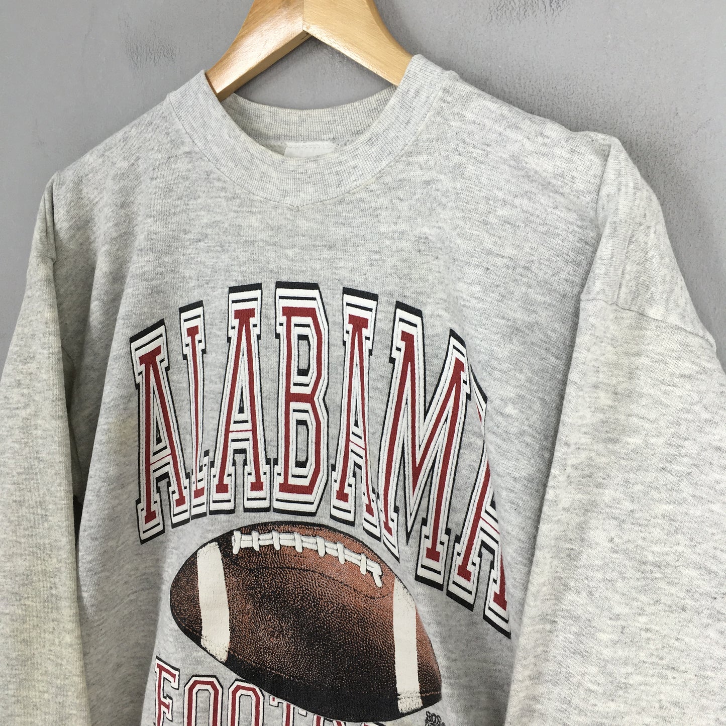 Alabama Crimson Tide Football Gray Sweatshirt XLarge